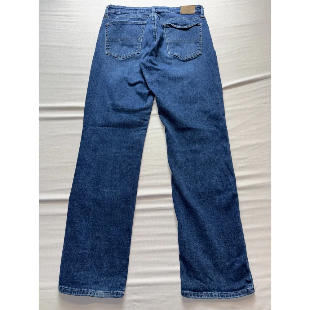 Lucky Brand Mid Rise Straight‎ Leg Jeans Medium Wash Blue Denim Size 10/30